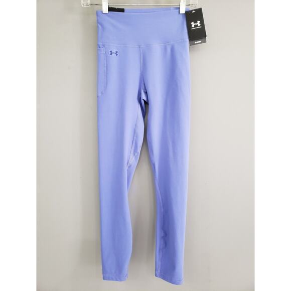 NEW WITH POCKET XS Fitted Motion Ankle Leggings Under ARmour Gym RUnning Yoga - Picture 1 of 7